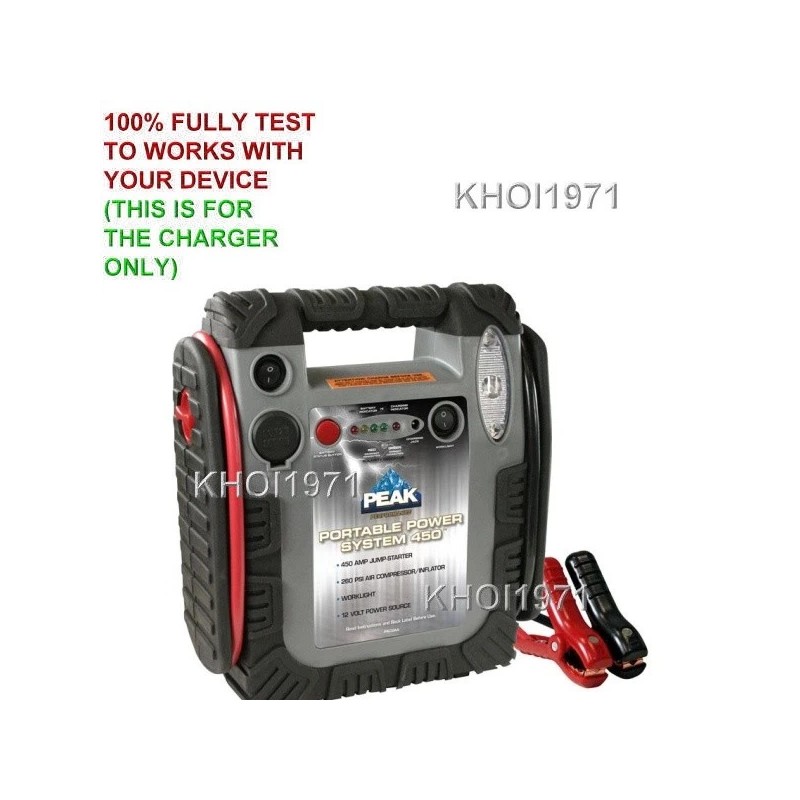 KHOI1971 WALL Charger AC adapter for Peak 450 Amp Jump