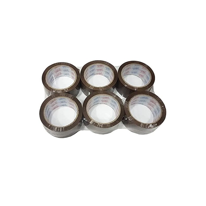 TAHA 6 Rolls PER Pack 48MM X 66M Brown Packaging