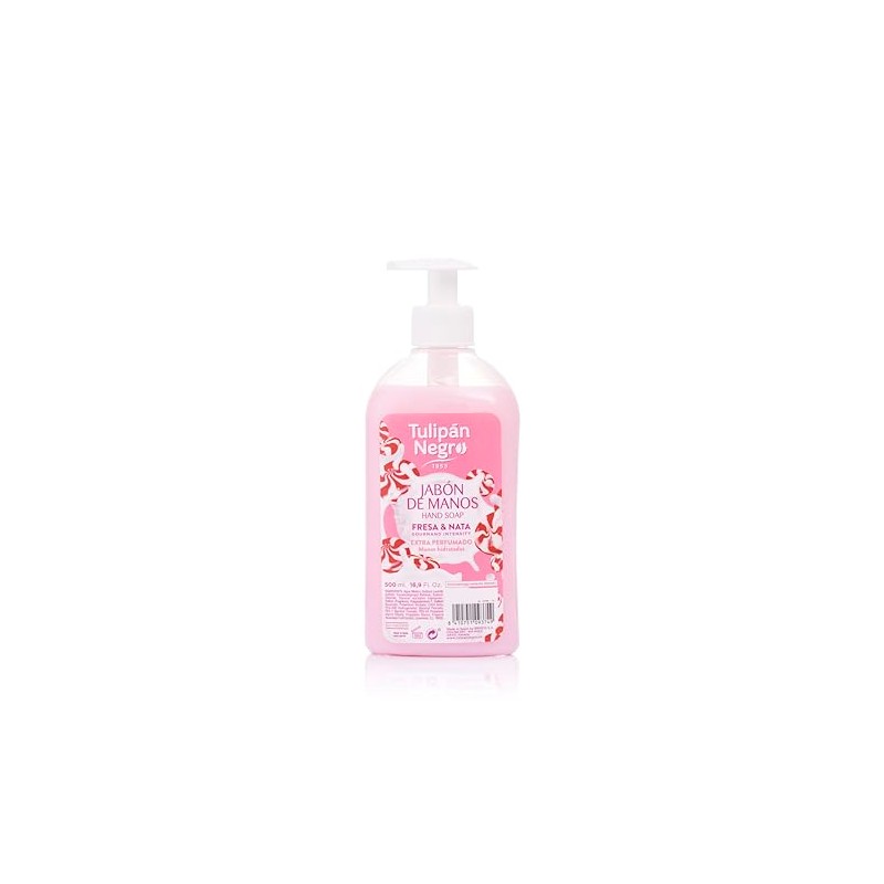 T ulipan Black Hand Soap Strawberry and Cream Ideal for