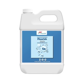 Flourish Cal-Mag Plus Plant Supplement Liquid - 2nd Gen Flourish Cal Mag Plus Nutrient Concentrated Blend of Calcium & Magnesium, Cal-Mag Growing Fertilizer, 2-0-0 NPK,1-Liter