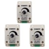 Hailege 3pcs LED Dimmer DC12-24V 8Amp 0%-100% PWM Dimmer Controller,