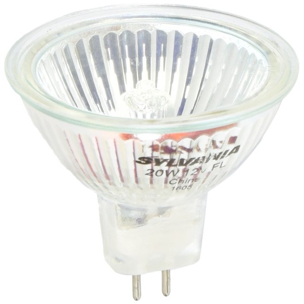 Sylvania 58514 Halogen 20W MR16 Dimmable Reflector Light Bulb, Clear