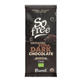 So Free Chocolade reep extra puur 87% cacao dun bio