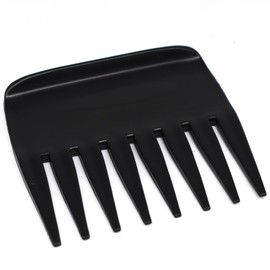 Professional Mens Styling Comb, Anti-Static Pompadour Streaker Comb Texture Wide Tooth Comb for Hairstyling Shaping Wet Pick Hairdressing Comb, Black