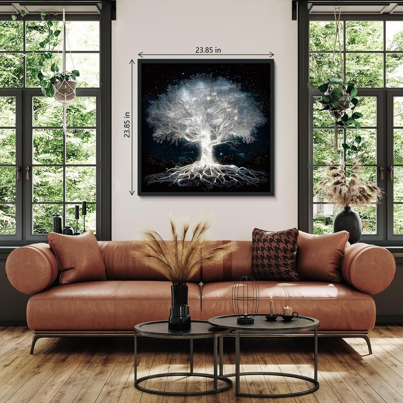 Glowing Tree of Life Puzzle for Adults 1000 Pieces, Fantasy