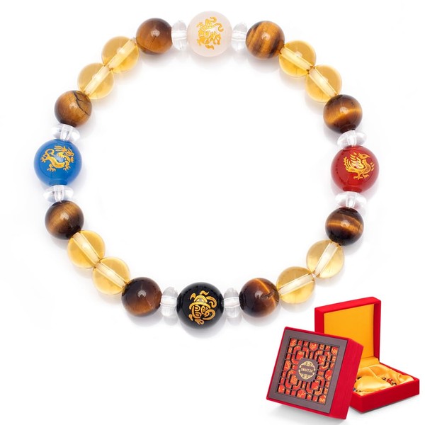 SMART DK Feng Shui Wealth Bracelets Natural Citrine Crystal Bracelet