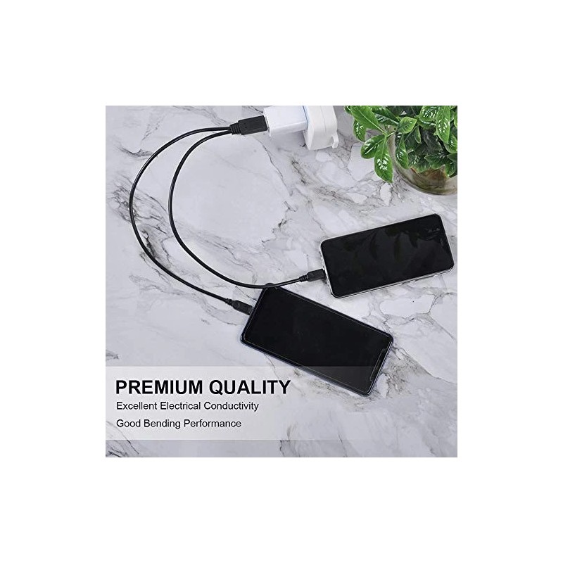Ucec Dual Micro Usb Splitter Charge Cable Power Up To
