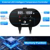 fishkeeper Aquarium Heater with Intelligent LED AlarmTemperature Controller, 1000W Submersible