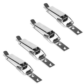 Set of 4 Stainless Steel Lever Lock Small V2A Tension Lock Box Lock Long Shape