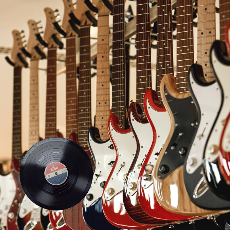 Vinyl Record Magnet with Bottle Opener Round Circular Retro Record