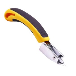 1 Packung Schwerlast-Heftklammerentferner-Werkzeug – 15 cm ergonomischer Heftklammerabzieher für Möbel, Teppich, Holzkoffer, Bilderrahmen und Karton