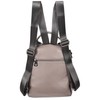 House of Luggage Small Size Womens Genuine Leather Fashion Backpack