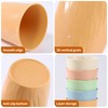 becutlery Wheat Straw Unbreakable Cup, Reusable 12oz 8Pcs Water Glasses