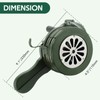 MYFULLY Handheld Air Raid Siren | 110DB Aluminium Alloy Crank