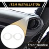 REPAIROCK 2 Pcs A Pillar Speaker Ring Cover Trim for