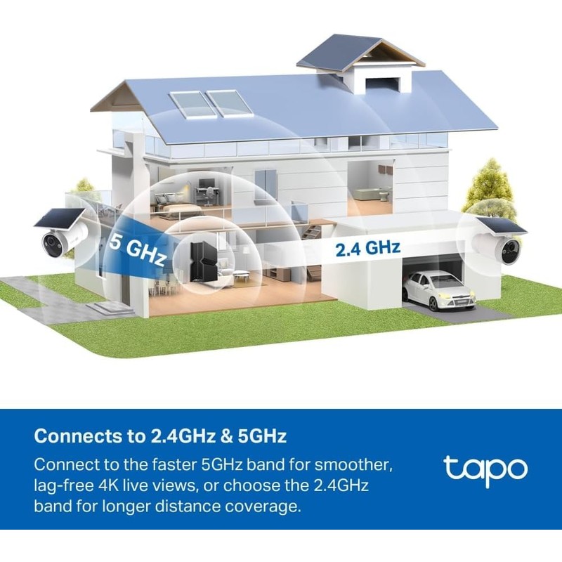 Tapo C465 4K 8MP UHD Security Camera Outdoor Wireless, All-in-One