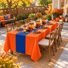 Oudain 4 Pcs Blue and Orange Tablecloth Party Anime Theme