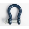 Hi-Gear 2 Pack Blue/Galvanized Bow Shackle 7/8" inch D-Ring Rugged