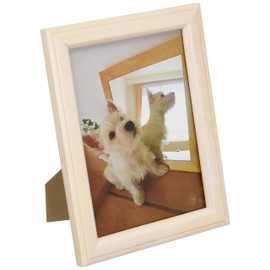 FUJICOLOR フォトフレーム 写真立て MT-K2 L/ハガキ/2L 木製 ホワイト 27541