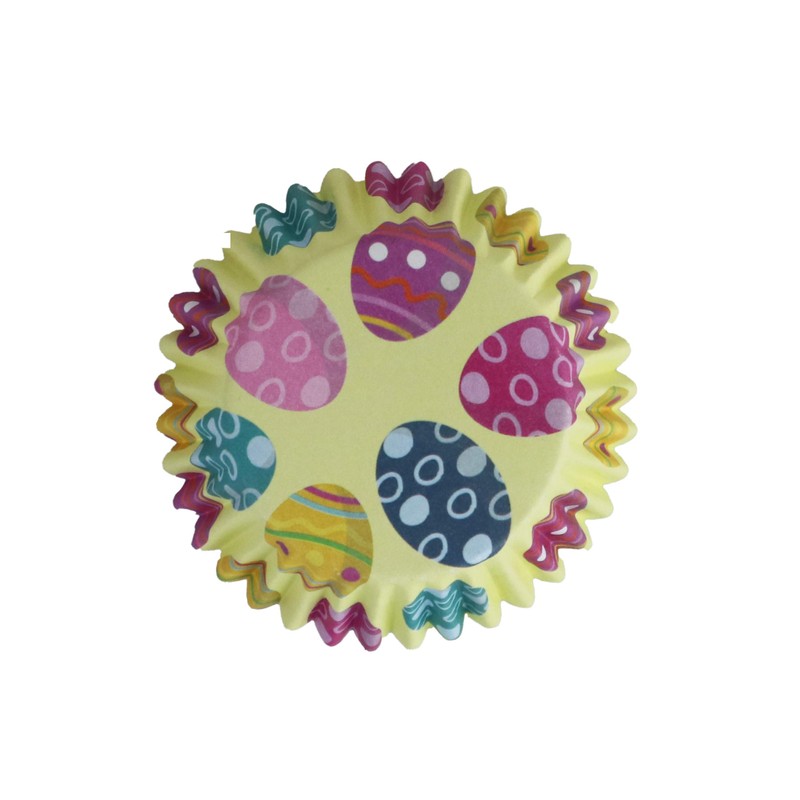 PME Easter Eggs Standard Baking Cups-Foil Lined, PK/30, Multicolor