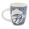 Gift Souvenirs Portuguese Ceramic Espresso Cup with Spoon – Blue