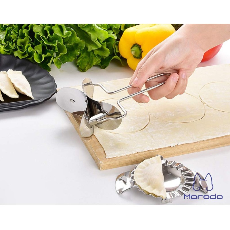 Morodo 9cm Dumplings Pierogies Potstickers Rapid Making Tool Set (1×Dumpling