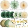 Sage Green Baby Shower Decorations Oh Baby Olive Green Baby