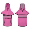 HDE - Impermeable con capucha para perros pequeños a muy