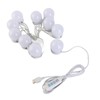 LED Makeup Mirror Lights Dimmable Bulb Warm/Cold Tones Dressing Mirror