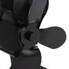 Heat Powered Stove Fan Self Starting Heat Resistant Aluminum Alloy