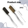 2PCS Climbing Brush Beige bouldering brush boar's hair and plastic