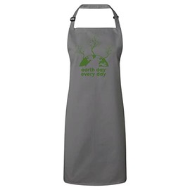 Fabulous Premium-Küchenschürze Grau Earth Day, Every Day Ökologie Umwelt Biodiversität