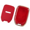 MACHSWON 6 Button Car Smart Key Fob Cover Case Red