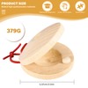 Ahvqevn Music Castanet Instrument, Wooden Finger Castanet Percussion Instrument, Rhythm