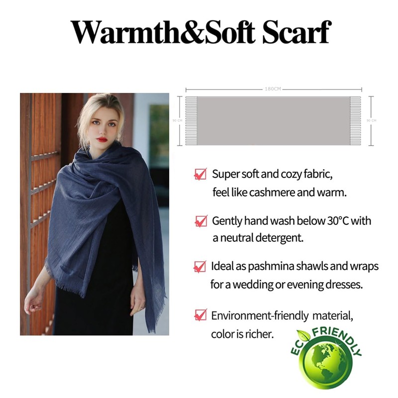 Van Der Rich ® - Cotton Blend Scarf 90 cm