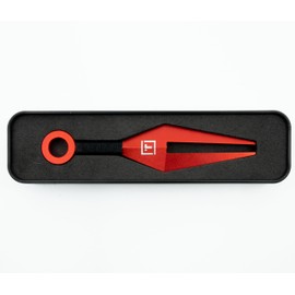 TOMO GOLF Divot Tool NINJA KIT Ninja Kunai Green Fork (Blood Red)