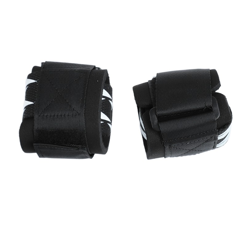 2PCS Weightlifting Belt Hand Grip Support Wrist Straps for Pull
