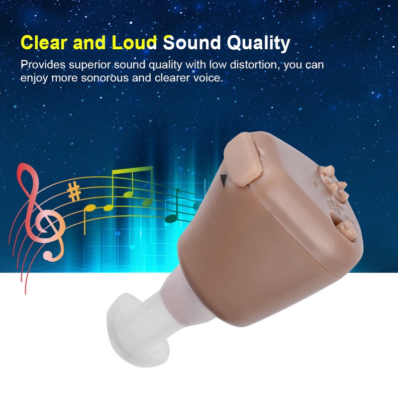 Mini Invisible Rechargeable Hearing Aid Sound Amplifier for Elderly/ Hearing
