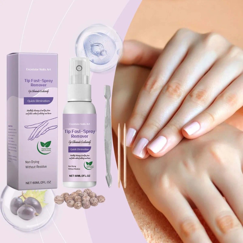 B The Nail Glue Removeer Elimina El Pegamento Sin D