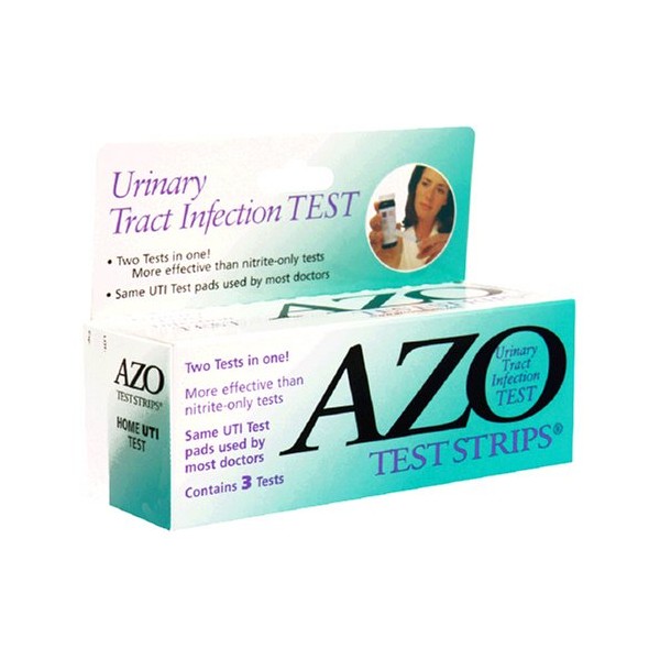 AZO Urinary Tract Infection Test Strips, 3-Count Boxes (Pack of 2)