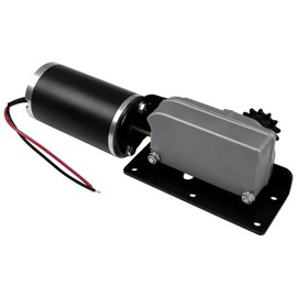 225008 RV Slide Out Motor & Gear Housing Compatible with BAL Accu-Slide Cable Slide Out System, with R25076 R25076-1 RV Slide Out Gear Box and R25075 High Torque Motor for Travel Trailer Camper | 12V