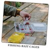 Mipcase 5pcs Small Stainless Steel Fishing Bait Trap Cage Durable