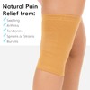 BraceAbility Elastic Slip-on Knee Sleeve | Cotton Fabric Knee Pain