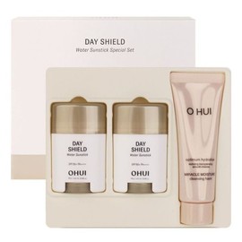 (NS홈쇼핑)오휘 데이쉴드 워터 선스틱 스페셜 세트 14gX2개입 SPF50+ PA++++..34427800 (OHUI) Day Shield Water Sunscreen Stick Special Set 14g X 2 Pieces SPF50+ PA++++..34427800