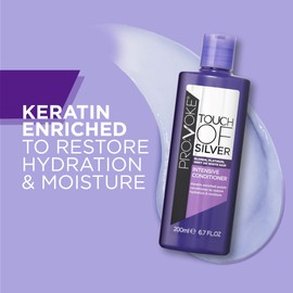 PROVOKE Touch of Silver Intensive Conditioner - for Blonde, Platinum, White or Grey Hair - 200 ml