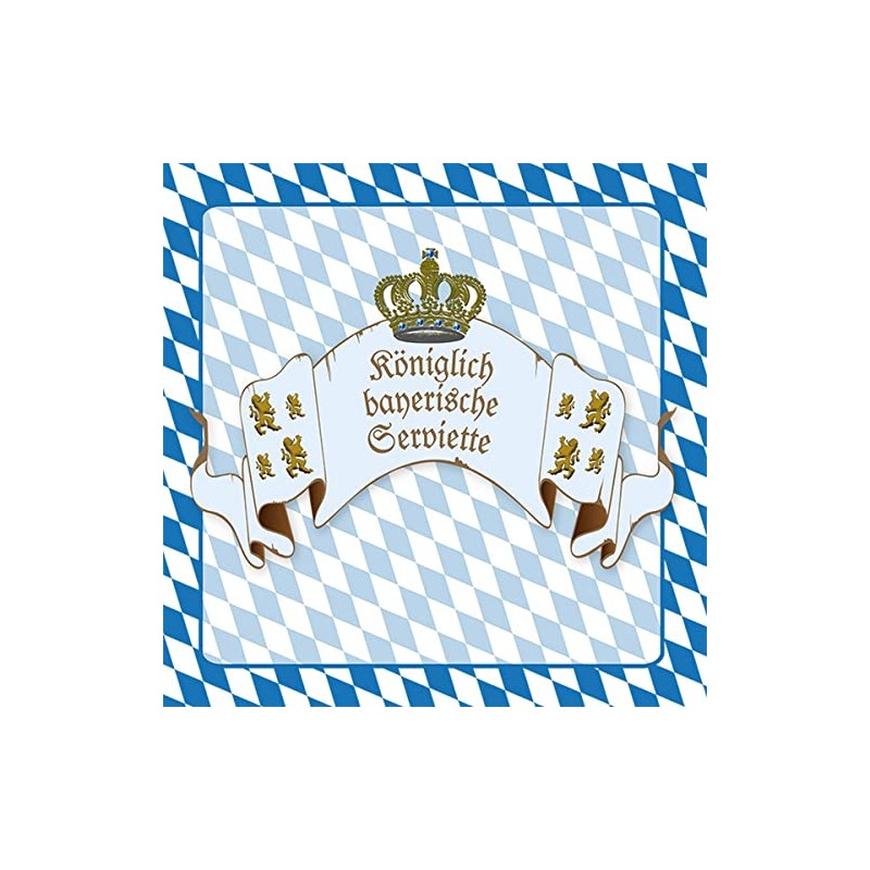 20 Napkins Bavarian Napkin | Bavarian | Oktoberfest | Table