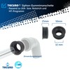 tecuro - Siphon rubber sleeve - for connection to HT