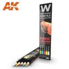 AKI Weathering Pencil Set - Basic Colors