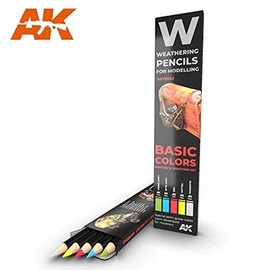 AKI Weathering Pencil Set - Basic Colors