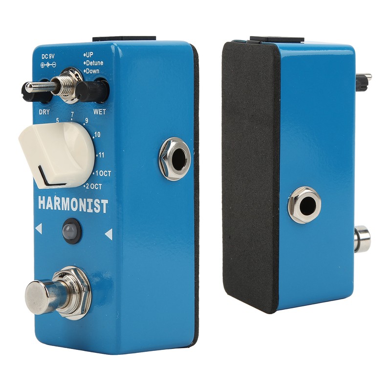 Digital Chip Effect Pedal Metal Blue Guitar Transpose Effects Pedals